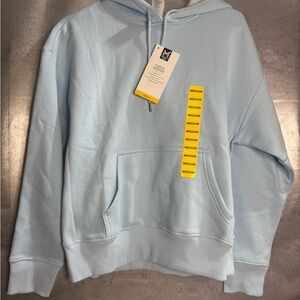 WoMen's Light Blue Fleece Hoodie NWT medium